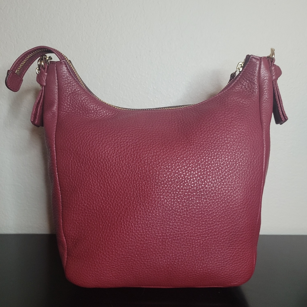 TORY BURCH Harper Bombe T Zip Hobo - Picture 6 of 16